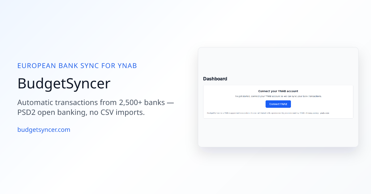 Ask your bank and YNAB in chat | BudgetSyncer
